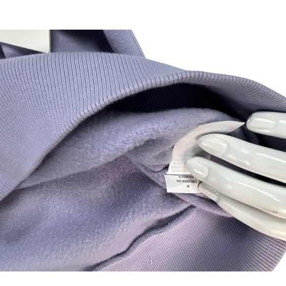 NWT Vuori Restore Half Zip Hoodie Women's Fleece Pullover Lavender Mist Medium‎ - Picture 10 of 14